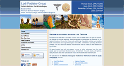 Desktop Screenshot of lodipodiatrygroup.com